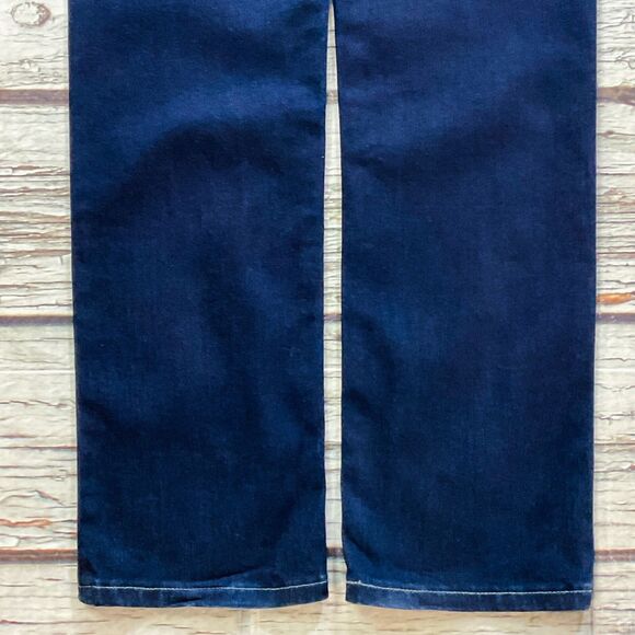 Lee Womens Jeans size 12 Perfect Fit Straight Leg x31” Dark Wash Denim Stretch - Picture 11 of 11